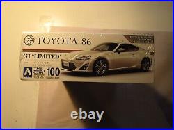 1/24 AOSHIMA 3 in 1 TOYOTA 86 2012 GT LIMITED SEALED MODEL KIT #100