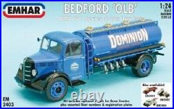 1/24 Bedford OLB LWB O-Series 5-Ton Tanker Truck Plastic Model Kit New In Box