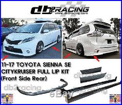 11-17 Toyota Sienna SE Lip Kit JDM CITYKRUISER Full Lip Kit SE Model Only