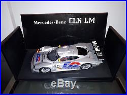 118 Autoart Mercedes-Benz CLK LM RARE F1 Le Mans Racing Die Cast Model Car