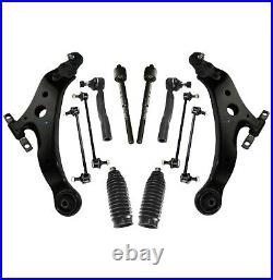 12 Pc Suspension Kit for Toyota Camry 07 11 Hybrid Models Control Arm Sway Bar
