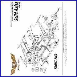1928 1931 Ford Model A Basic Hair Pin Drilled Solid Axle Kit VPAIBKFA2A rat