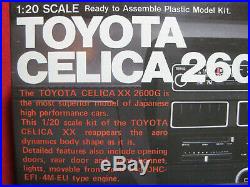 1983 Toyota Celica XX 2600G Gunze Sangyo 1/20 Japan Car Model Kit Rare Vintage