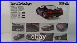 1987 Testors Fujimi Toyota Supra Turbo 1986-1993 124 Scale Model Kit # 373