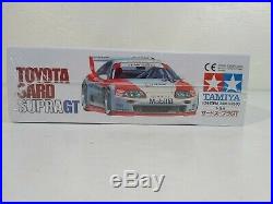 1996 Tamiya Toyota SARD Supra GT Sports Car Series 1/24 Scale Model Kit # 24167