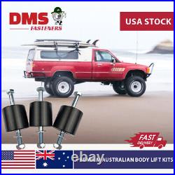 2 Body Lift Kit for Toyota Hilux N50 1984-1997 Extra / Crew Cab LIFTS REAR ONLY