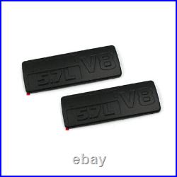 2007-2013 Matte Black Out Overlay Kits For Tundra SR5 V8 4x4 Nameplates Badges