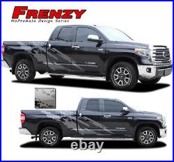 2015-2021 Toyota Tundra Side Bed Decals FRENZY Splash Vinyl Graphics Stripe Kit