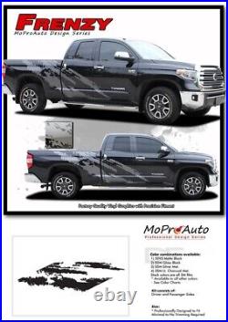 2015-2021 Toyota Tundra Side Bed Decals FRENZY Splash Vinyl Graphics Stripe Kit