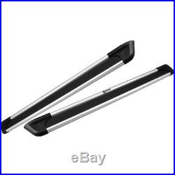 27-6120 Westin New Set of 2 Running Boards Brushed for Chevy Olds 4 Runner Pair