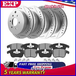 319mm Front Drilled Disc Rotors Brake Pads for Toyota Tacoma 4Runner FJ Cruiser