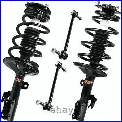 4PCs Front Struts & Sway Bars for 2005 2010 Toyota Sienna FWD 7 Passenger