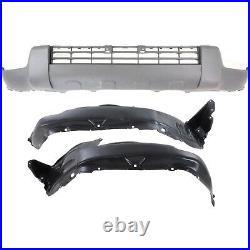 521293502053876350815387535091 New Set of 3 Bumper Covers Fascias Front