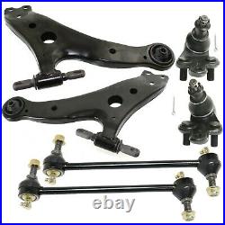 6pc Kit Front Lower Control Arm Ball Joint Sway Bar Link Fits Camry Solara ES300