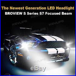 8000Lumen H4 HB2 Headlight Dual Beam Conversion Kit LED Bulb BroView S Series S7