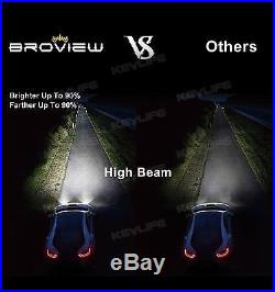 8000Lumen H4 HB2 Headlight Dual Beam Conversion Kit LED Bulb BroView S Series S7