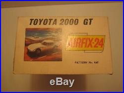 AIRFIX-24 / COX / TOYOTA 2000GT Model Kit VINTAGE 1/24 Made in ENGLAND