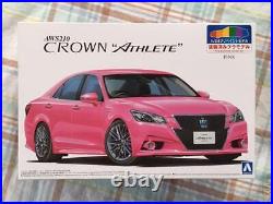 AOSHIMA 1/24 Model Kit TOYOTA Crown Athlete G AWS210 Pre Painted Pink