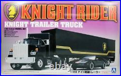 Aoshima 1/28 Knight Rider TRAILER TRUCK Semi Knight Industry Plastic Model Kit