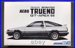 Aoshima TOYOTA AE86 TRUENO GT-APEX'85 1/24 Model Kit #26050