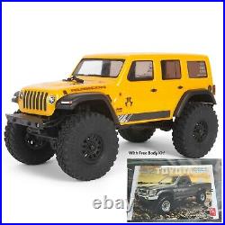 Axial 1/24 SCX24 Yellow Jeep Wrangler RTR AND AMT TOYOTA MODEL BODY KIT