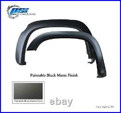 Black Paintable OE Style Fender Flares 2014-2020 For Toyota Tundra Complete Set