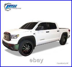 Black Textured OE Style Fender Flares Toyota Tundra 07-13 Fits with Factory Flaps