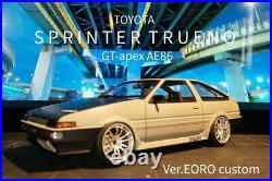 Built & Painted 1/24 Aoshima Toyota SPRINTER TRUENO GT apex AE86