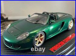 Built & Painted 1/24 Tamiya Porsche Carrera GT Green