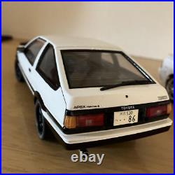 Built & Painted Aoshima 1/24 Toyota Initial D AE86 & RX-7 FC3S Set
