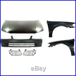 Bumper Cover Kit For 2000-2001 Camry 6pc