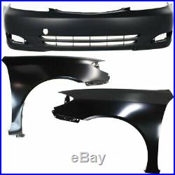 Bumper Cover Kit For 2002-2004 Toyota Camry Front For Models Made In Japan 3pc