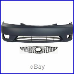 Bumper Cover Kit For 2005-2006 Toyota Camry Front For Models Made In USA 2Pc