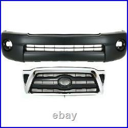 Bumper Cover Kit For 2005-2008 Toyota Tacoma Front 2pc Textured