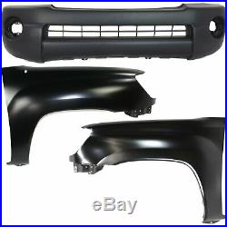 Bumper Cover Kit For 2005-2011 Toyota Tacoma RWD Front 3 Pieces
