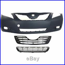 Bumper Cover Kit For 2007-2009 Toyota Camry Fits Models Made In Japan Or USA 3pc
