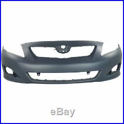 Bumper Cover Kit For 2009-10 Toyota Corolla Front Primed 2pc