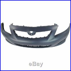 Bumper Cover Kit For 2009-10 Toyota Corolla Front Primed 2pc