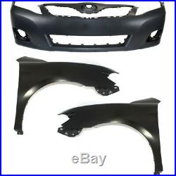 Bumper Cover Kit For 2010-2011 Camry Front For Models Made In USA 3pc