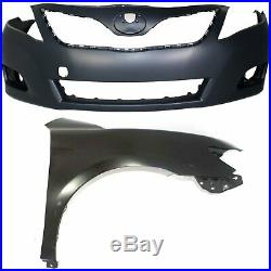 Bumper Cover Kit For 2010-2011 Toyota Camry Front Fits Models Made In Japan 2pc