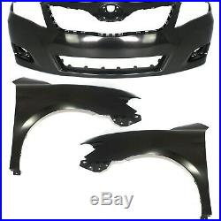Bumper Cover Kit For 2010-2011 Toyota Camry Front For USA Built Models 3pc