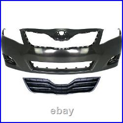 Bumper Cover Kit For 2010-2011 Toyota Camry XLE Front For Models Made In USA 2pc