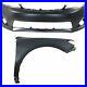 Bumper-Cover-Kit-For-2012-2014-Toyota-Camry-Front-Primed-With-Fender-01-ba