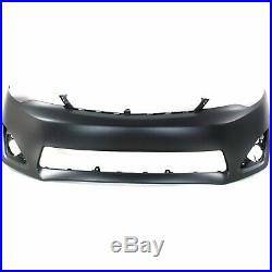 Bumper Cover Kit For 2012-2014 Toyota Camry Front With Holes For Fog Light
