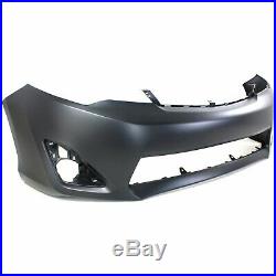Bumper Cover Kit For 2012-2014 Toyota Camry Front With Holes For Fog Light