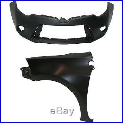 Bumper Cover Kit For 2014-16 Corolla S Special Edition Models Front CAPA 2pcs