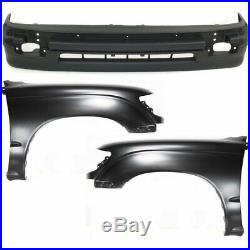 Bumper Cover Kit For 98-2000 Toyota Tacoma RWD For Models With Cover Trim 3pc