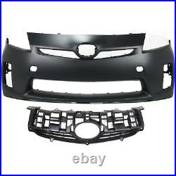 Bumper Kit For 2010-2011 Toyota Prius Front CAPA Certified Part 2Pc