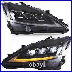 Clear LED Headlight Replacement Pair for 20062012 Lexus IS250 IS350 IS F Model