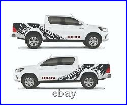 Decal Graphic Side Stripe Kit for Toyota Hilux (Model 1)